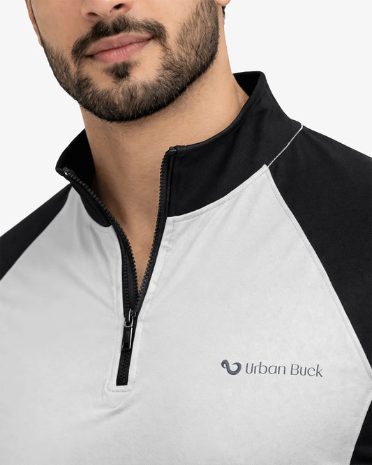 CLOVE Men Quarter Zip Workout Shirt