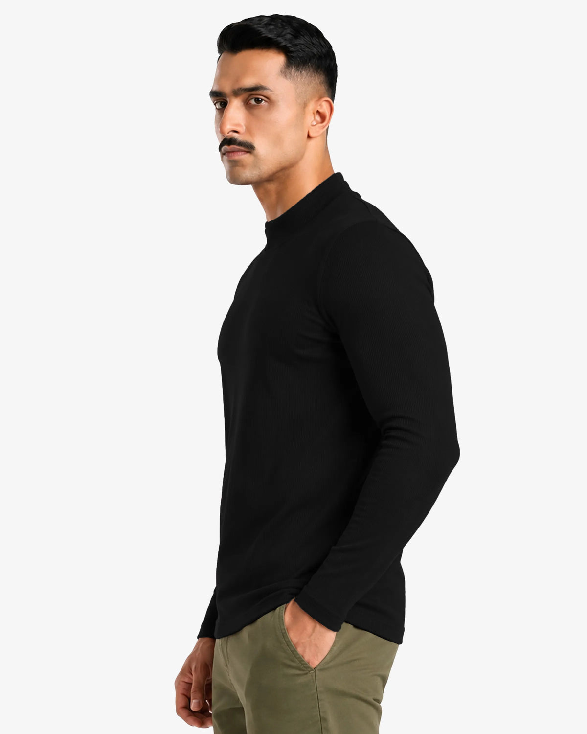 Jack Slim Fit Ribbed mock neck Sweater