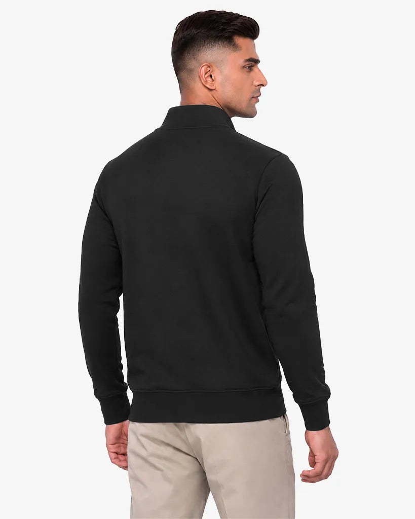 Maxwell Men's Quarter Zipper Pullover Sweatshirt Regular Fit Casual Wear