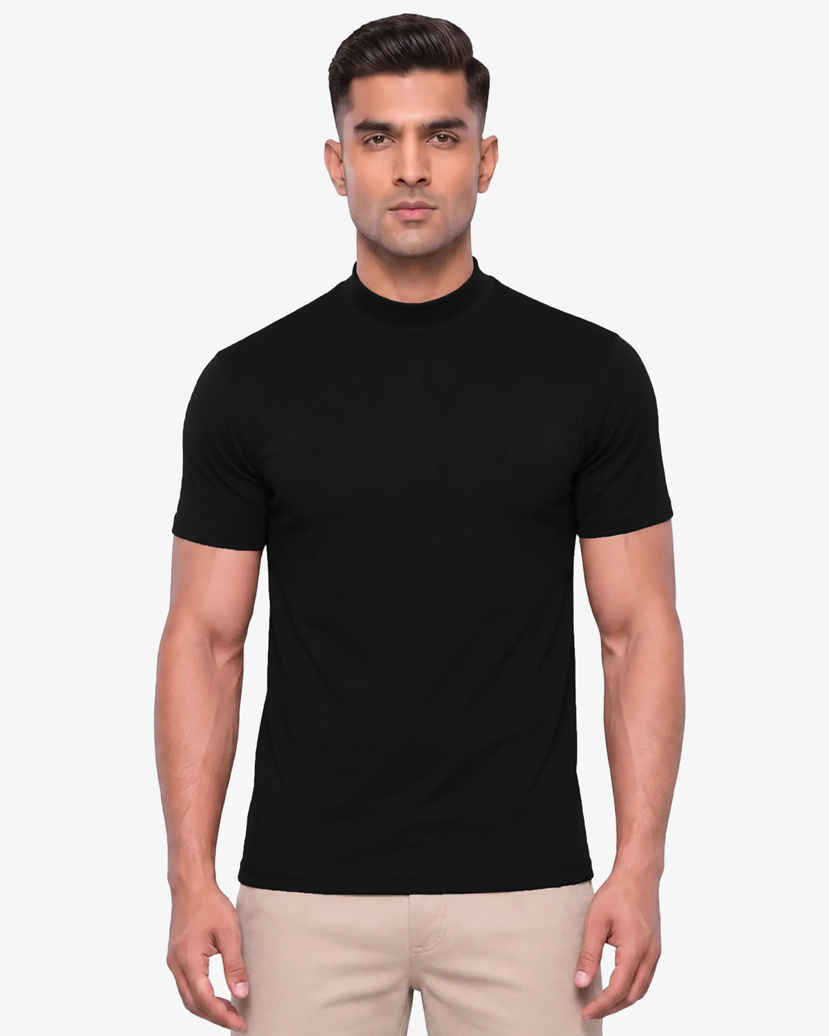 Murphy Men Fitted High Neck T-Shirt