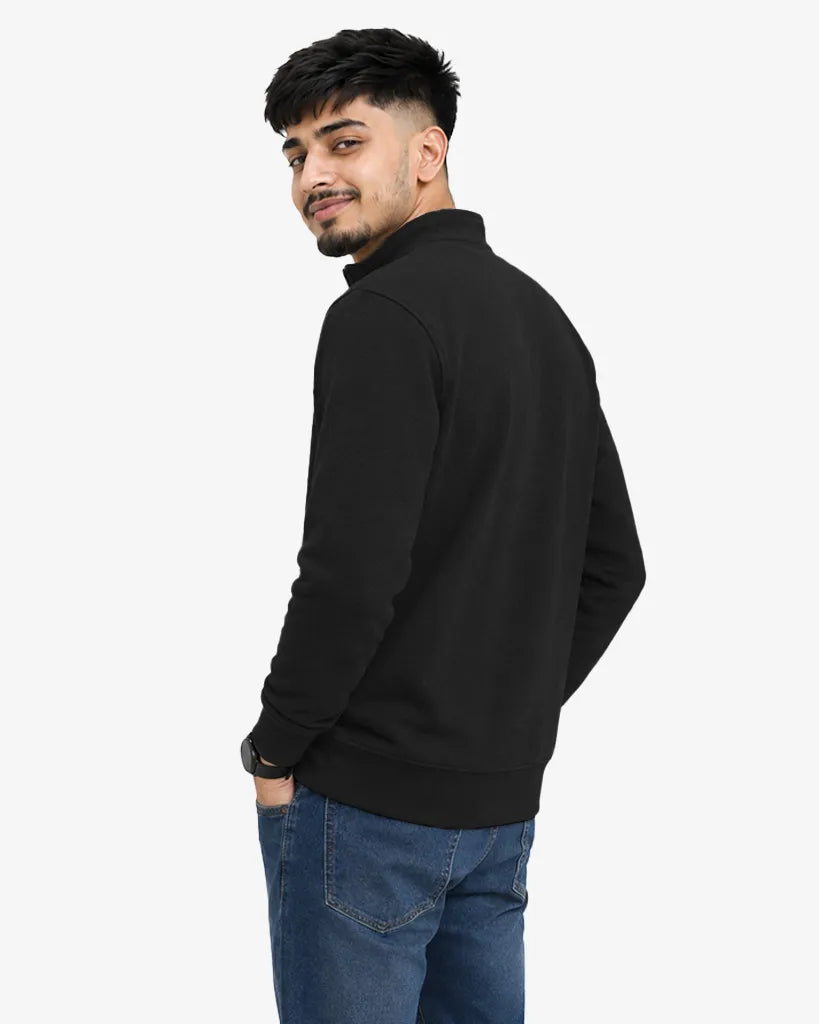 Noviar Men’s Quarter Zipper Pullover Sweatshirt Regular Fit