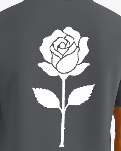 Stone Floral Printed Shirt Men