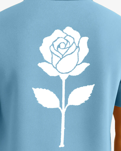 Stone Floral Printed Shirt Men