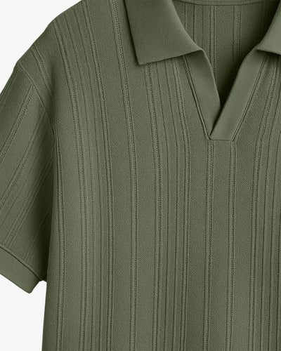 Slate Cuban Collar Shirt