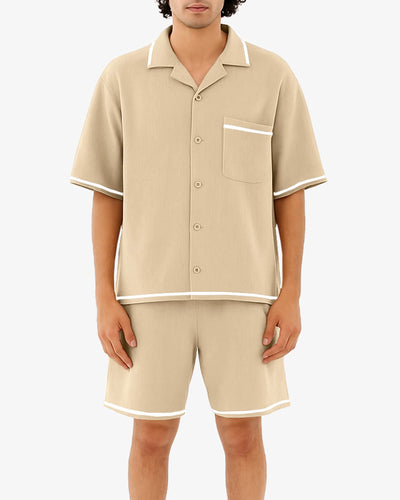 Loom Teal Polo Shirt For Men