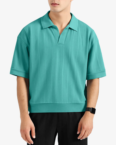 Slate Cuban Collar Shirt