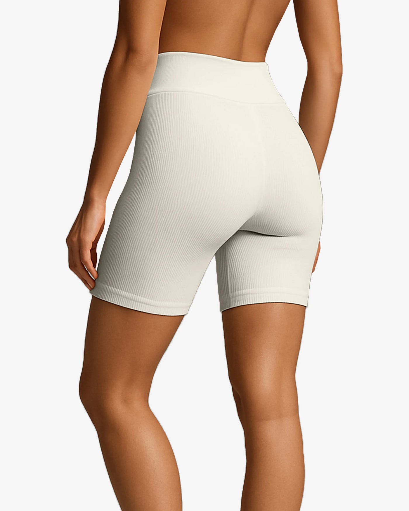 Odessa High-Waist Ribbed Shorts