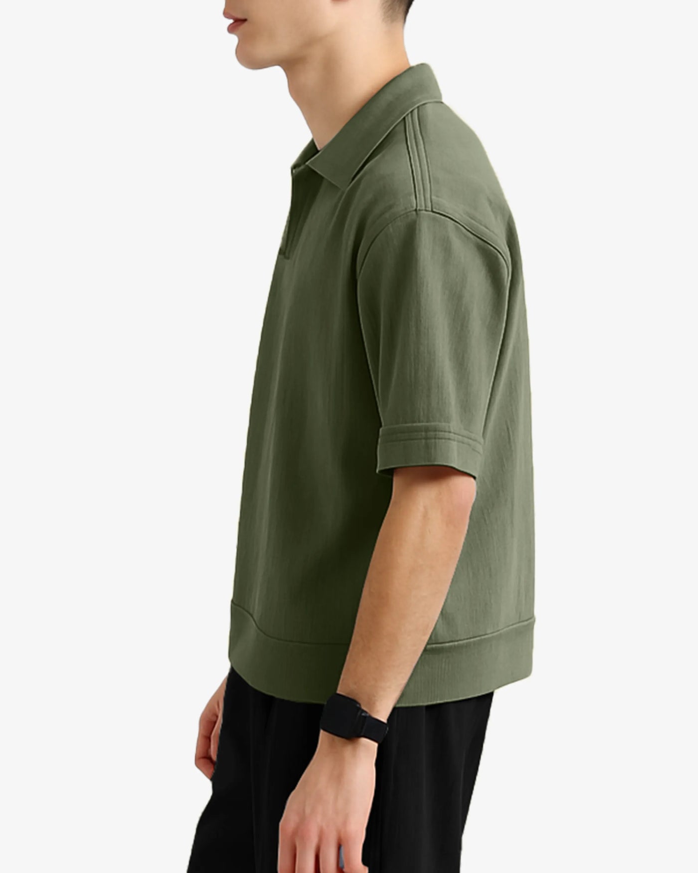 Slate Cuban Collar Shirt
