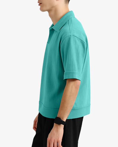 Slate Cuban Collar Shirt