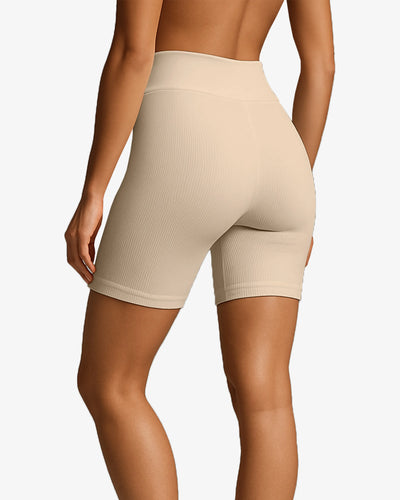 Odessa High-Waist Ribbed Shorts