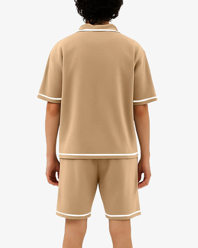 Loom Teal Polo Shirt For Men