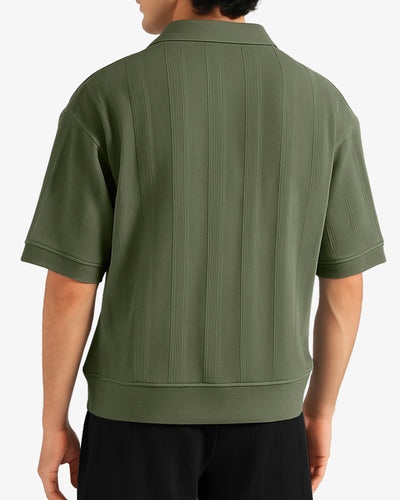 Slate Cuban Collar Shirt