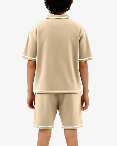 Loom Teal Polo Shirt For Men