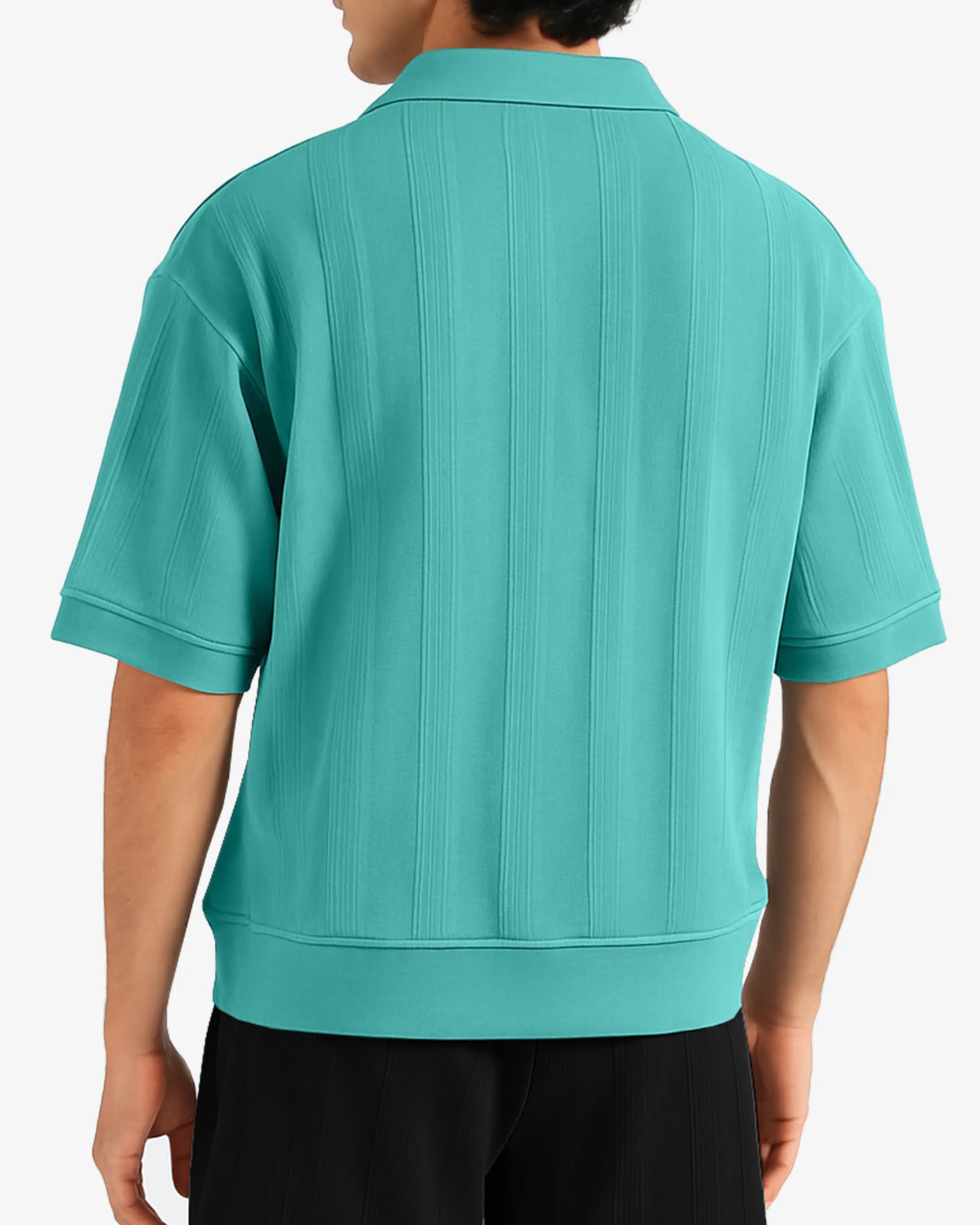 Slate Cuban Collar Shirt