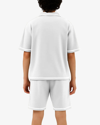 Loom Teal Polo Shirt For Men