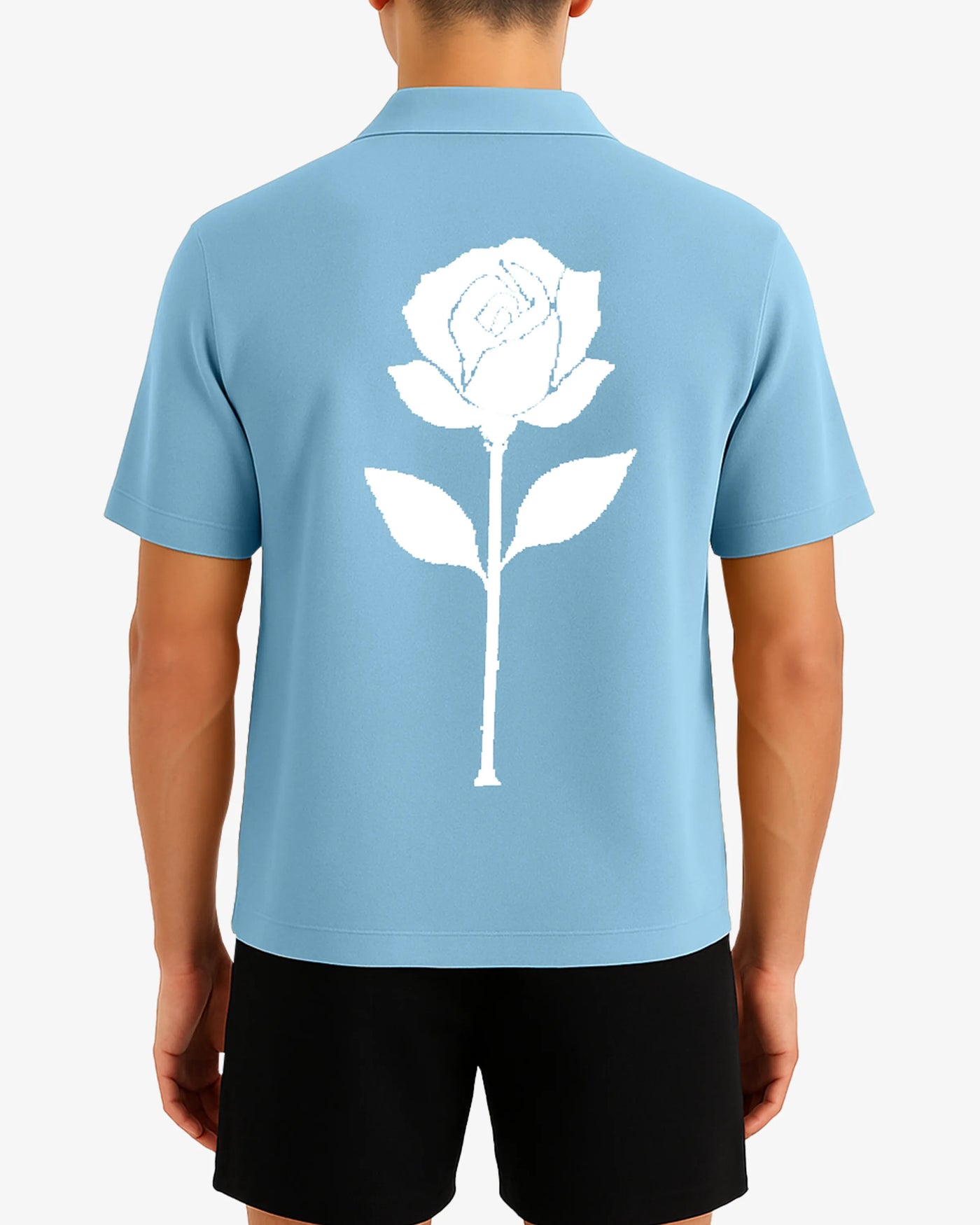 Stone Floral Printed Shirt Men