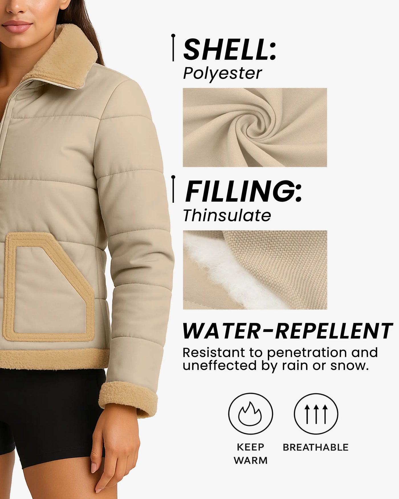 Alpine Thick Padded Coat Women