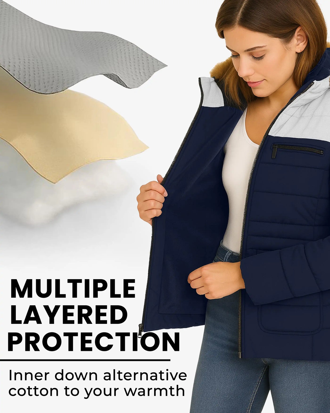 Alpine Fur Trim Jacket