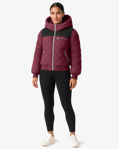 Blizzard Quilted Hooded Puffer Jacket