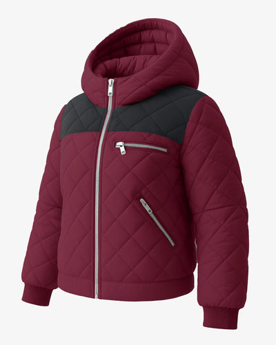 Blizzard Quilted Hooded Puffer Jacket
