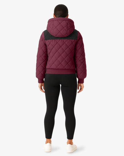 Blizzard Quilted Hooded Puffer Jacket
