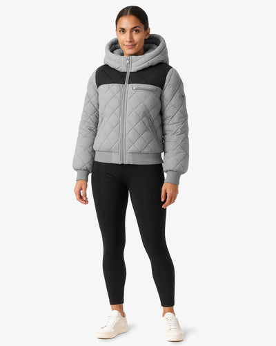 Blizzard Quilted Hooded Puffer Jacket