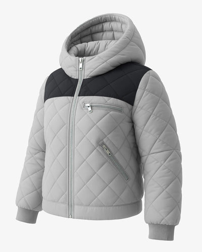 Blizzard Quilted Hooded Puffer Jacket
