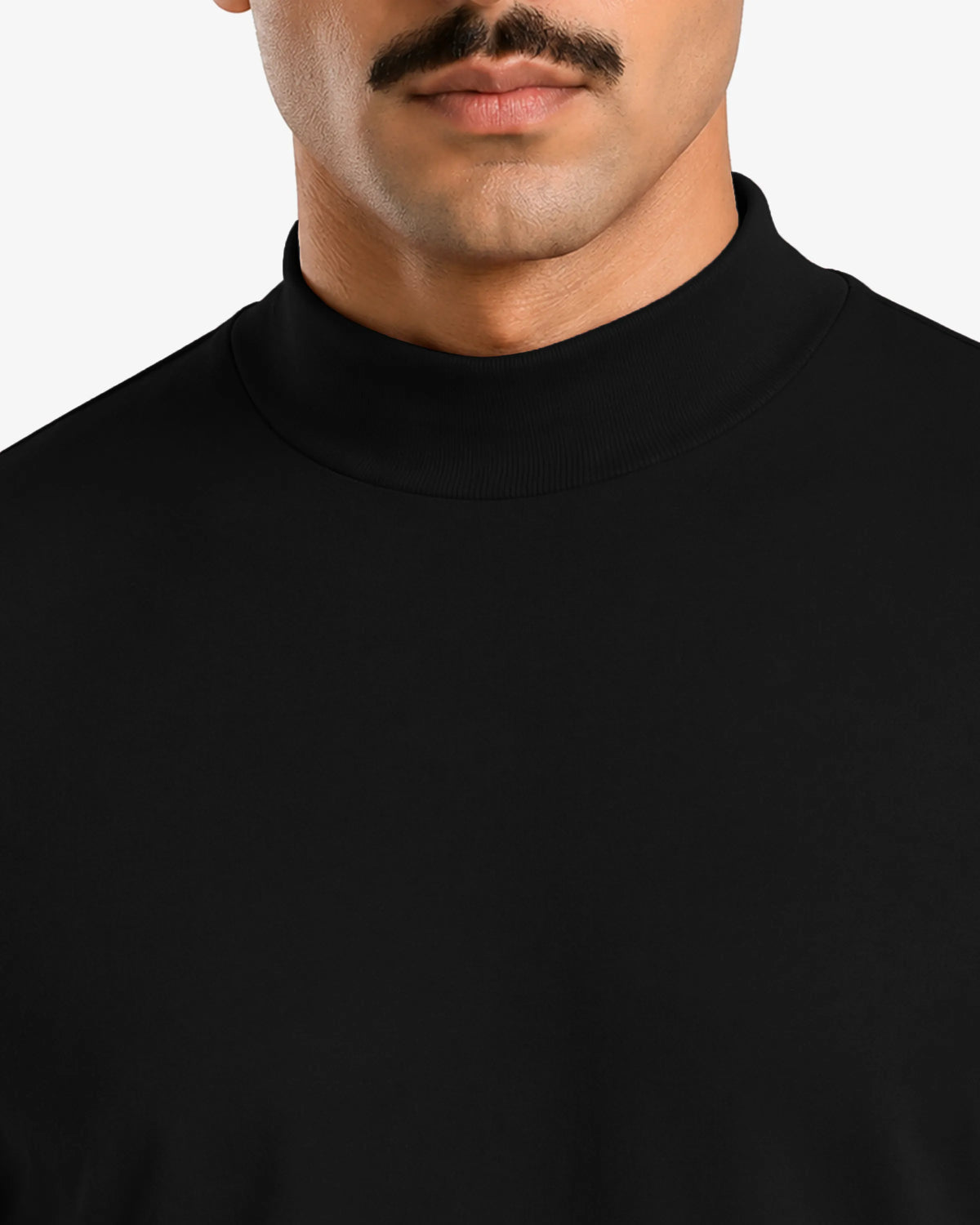 Men's Mock Neck Long Sleeve Shirt - Bryle