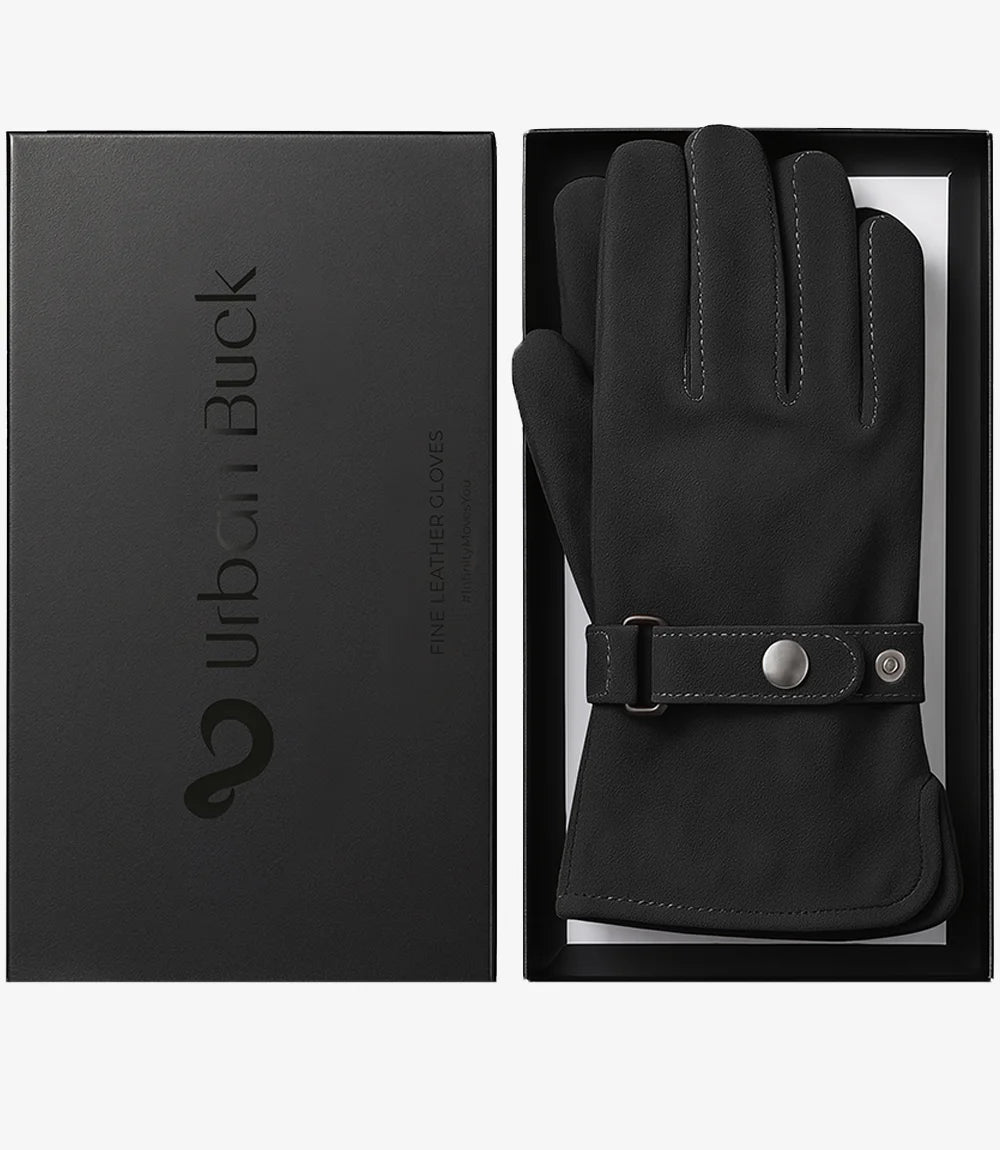 Buck Leather Gloves For Men