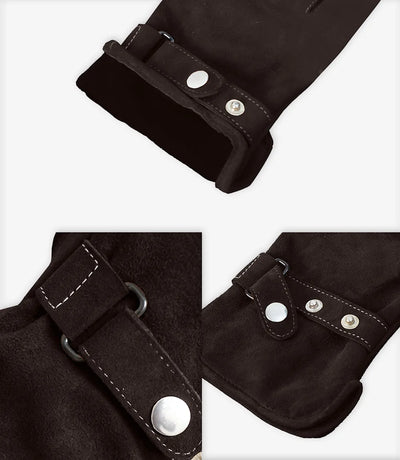 Buck Leather Gloves For Men