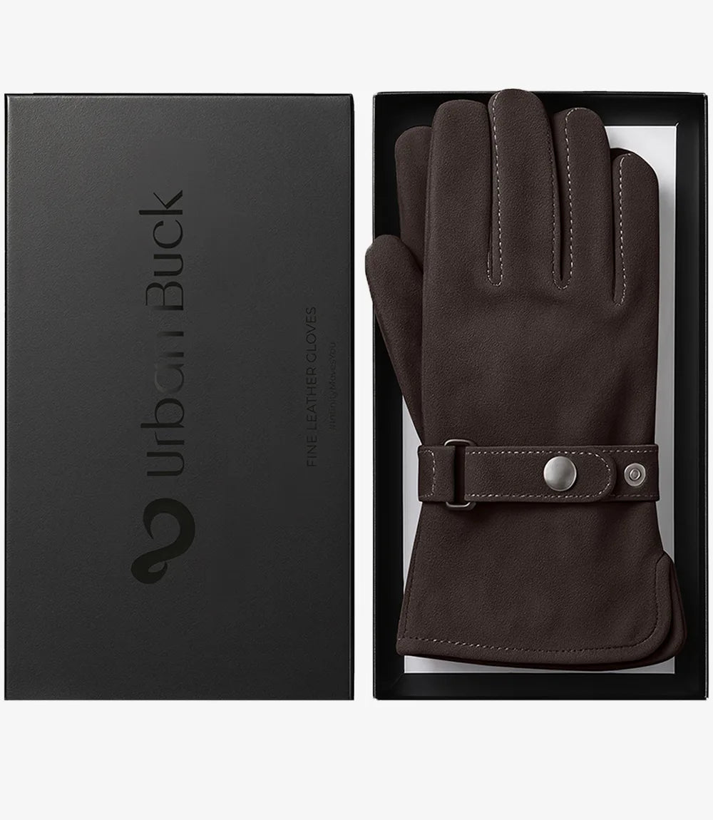 Buck Leather Gloves For Men