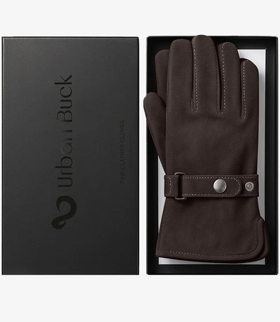 Buck Leather Gloves For Men