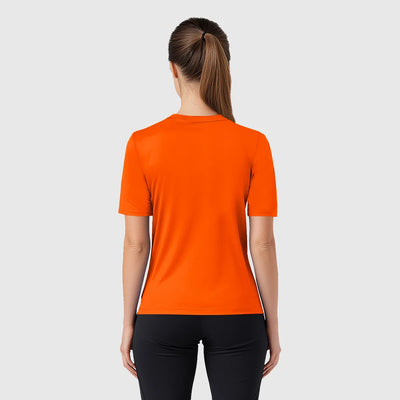 Chloe Women's Half Sleeve Shirt–Neon Green