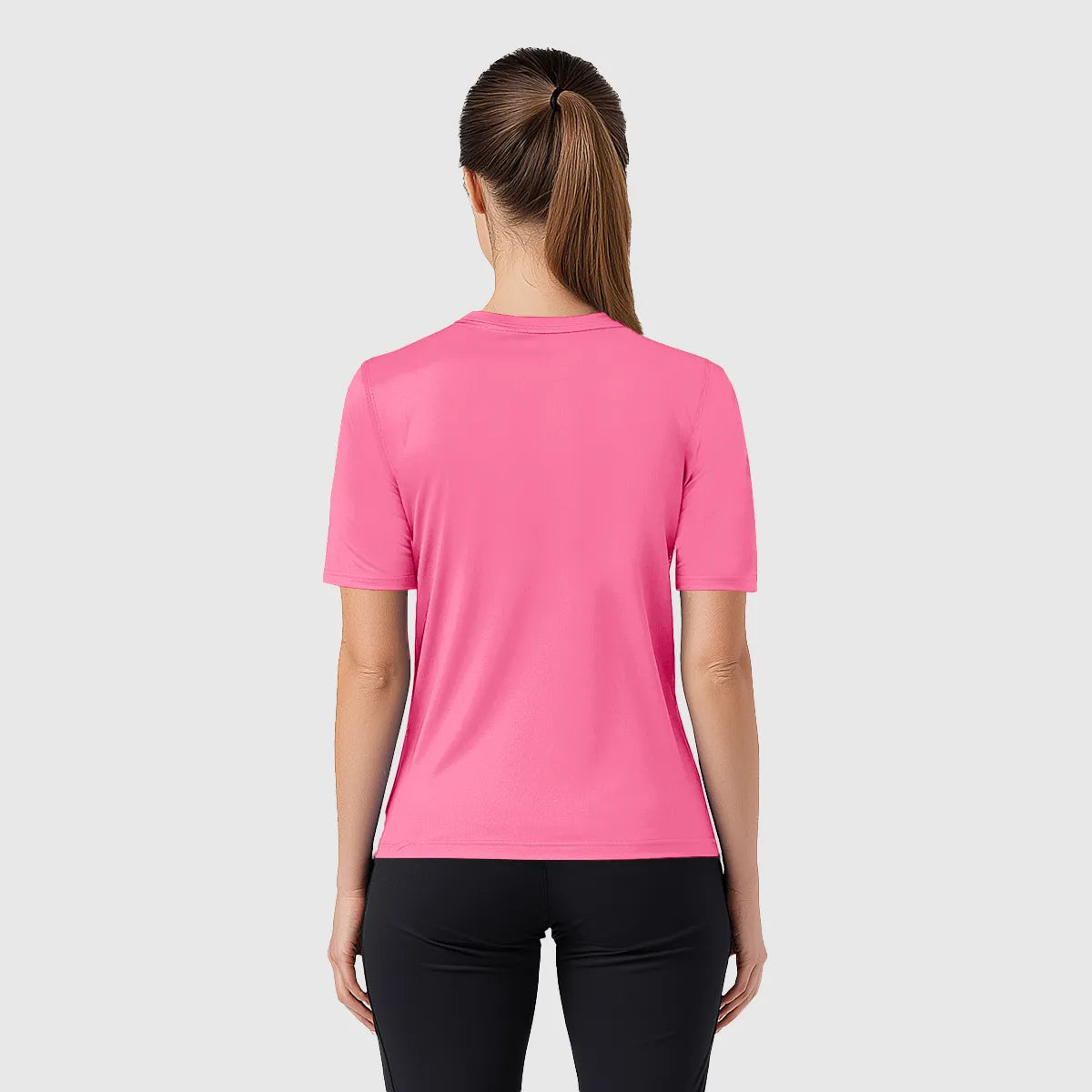 Chloe Women's Half Sleeve Shirt–Neon Green