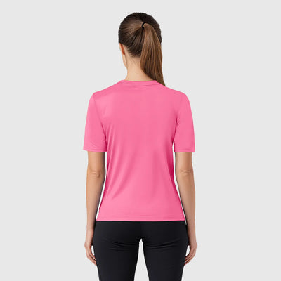 Chloe Women's Half Sleeve Shirt–Neon Green