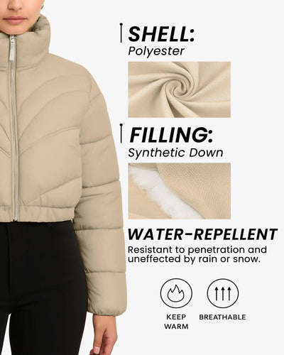 Cloud Crop Crop Cloud Puffer Jacket