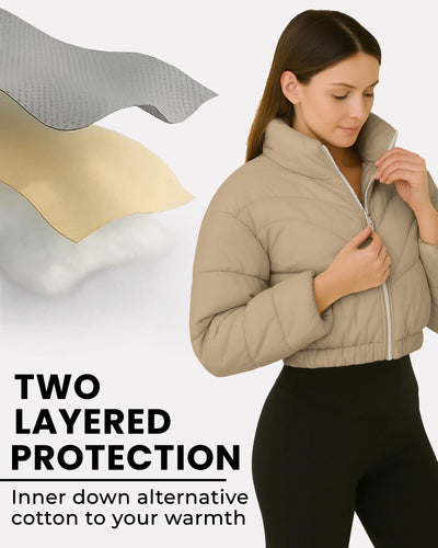 Cloud Crop Crop Cloud Puffer Jacket