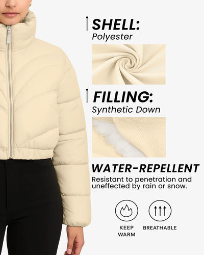Cloud Crop Crop Cloud Puffer Jacket