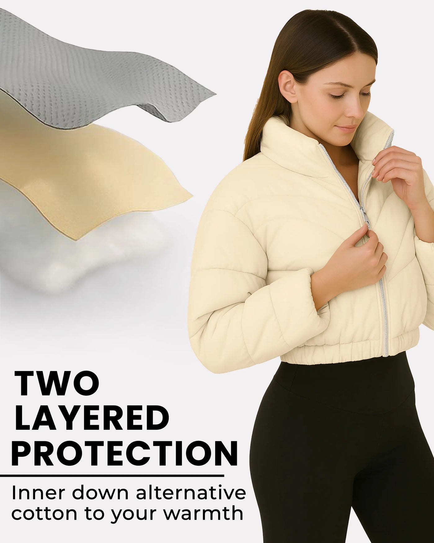 Cloud Crop Crop Cloud Puffer Jacket