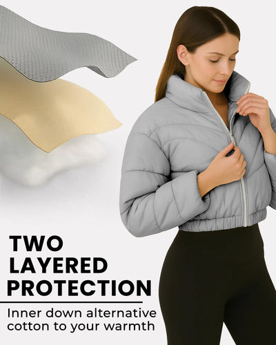 Cloud Crop Crop Cloud Puffer Jacket