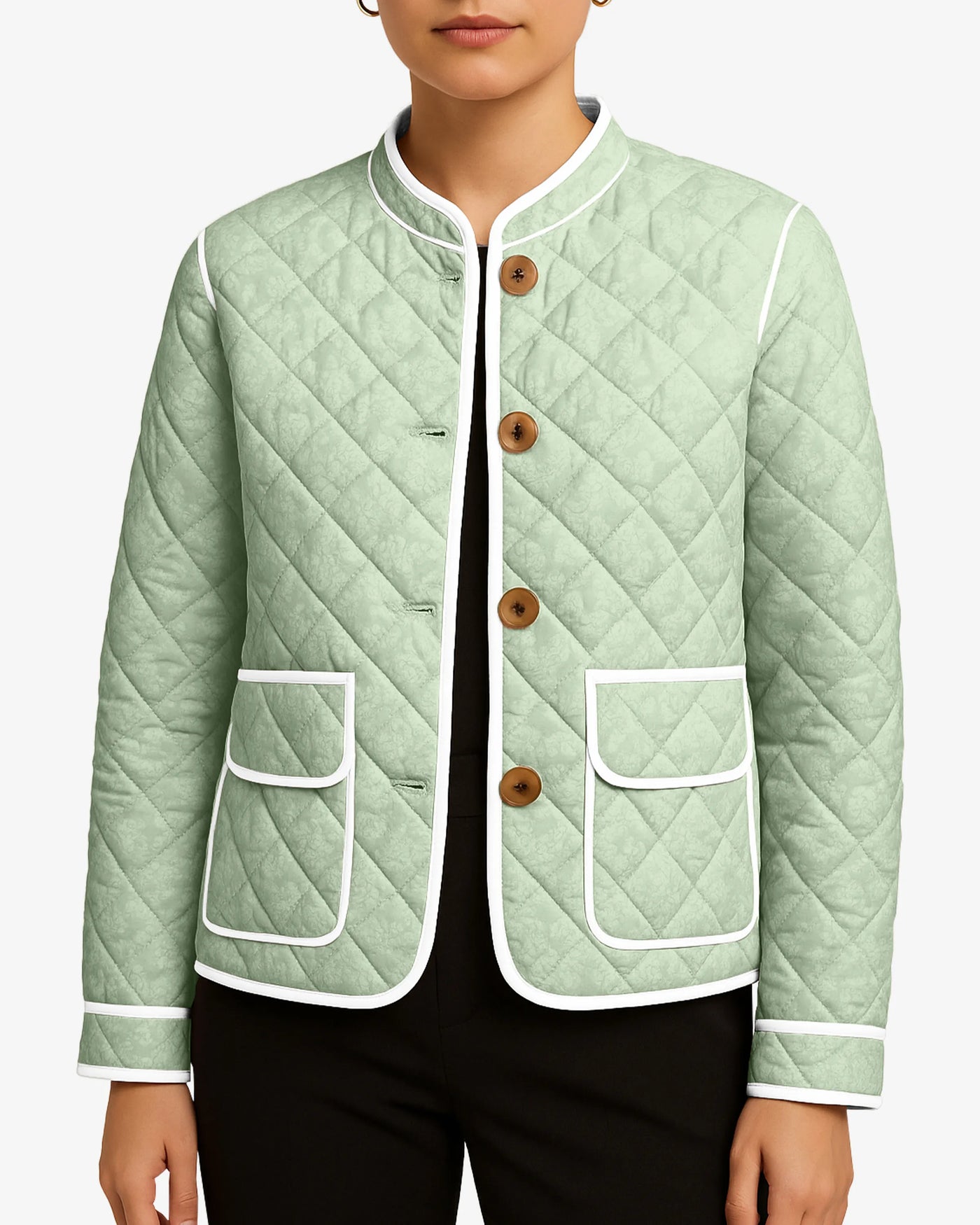 Crystael Button-UP Padded Jacket
