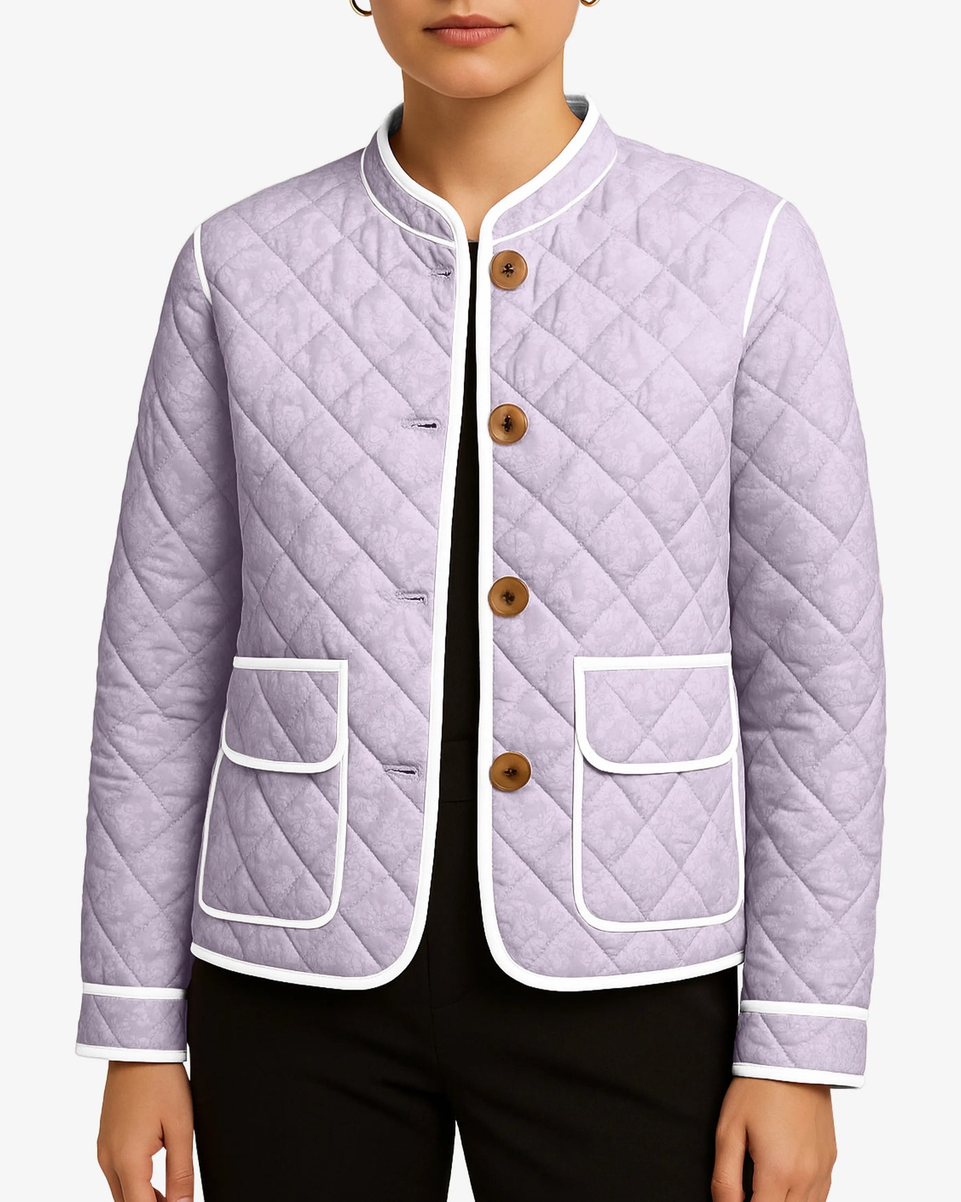 Crystael Button-UP Padded Jacket