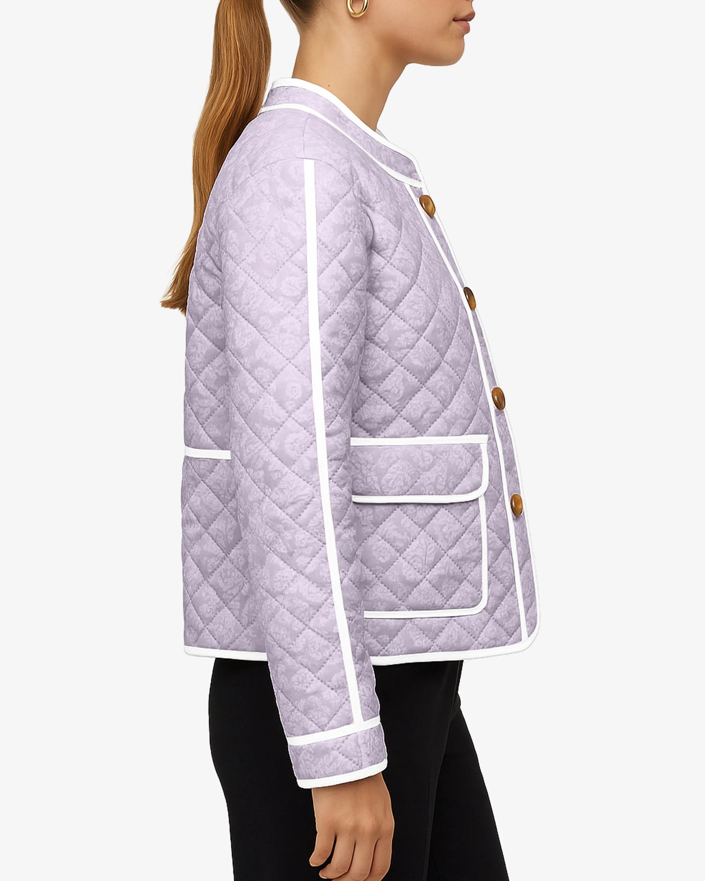 Crystael Button-UP Padded Jacket