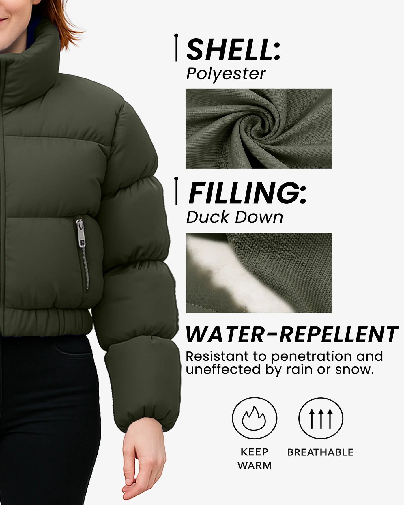 Edge Short Puffer Jacket
