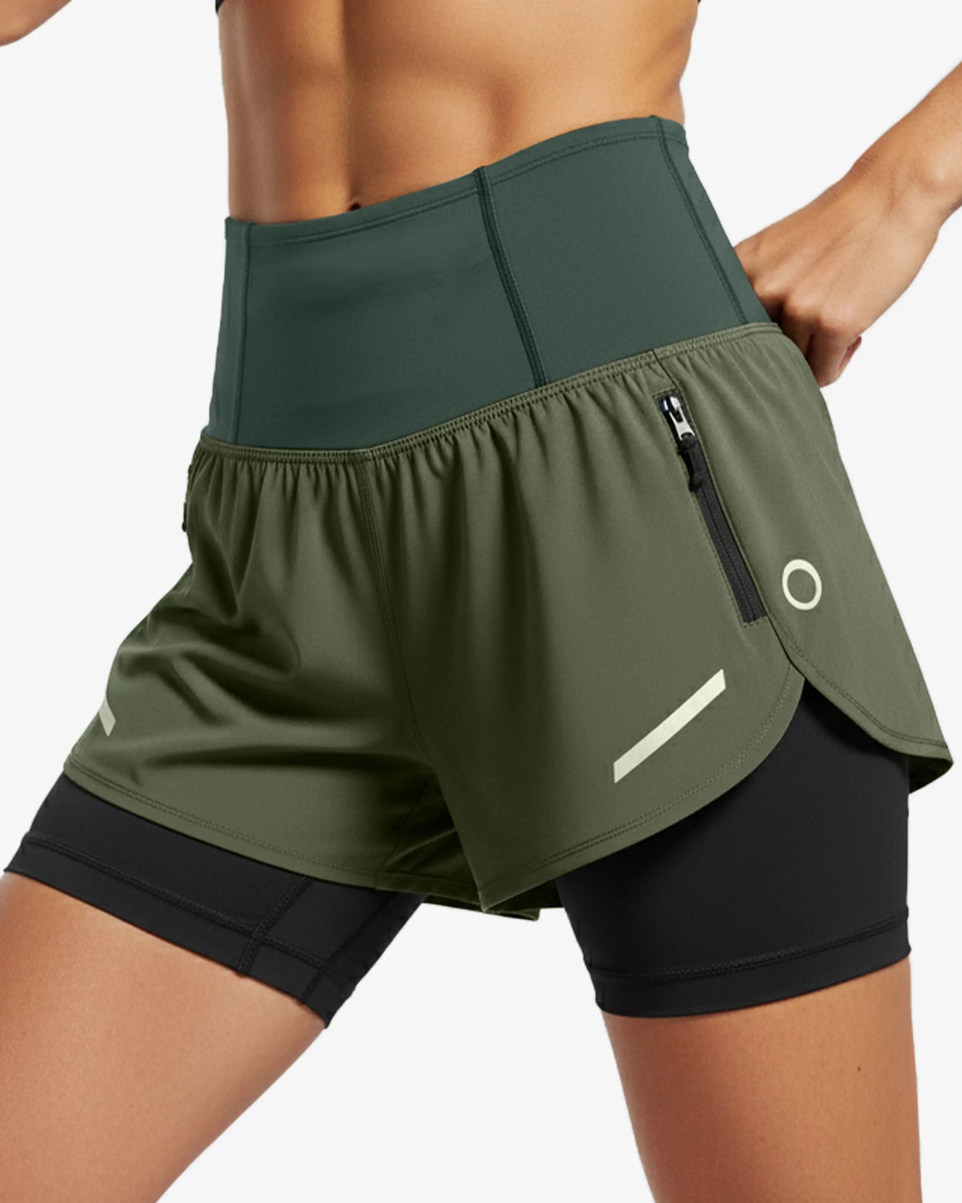 Flexi High Rise Running Shorts