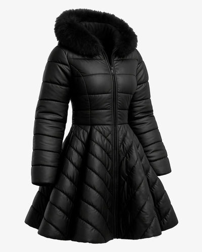 Furvogue Faux Leather Jacket