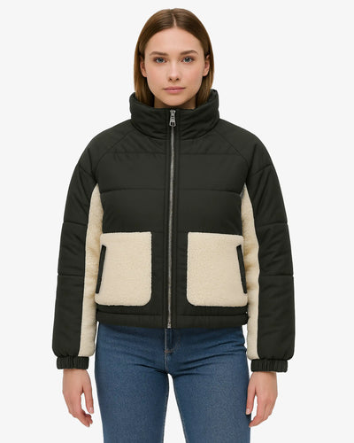 Glacier Women’s Quilted Sherpa Jacket