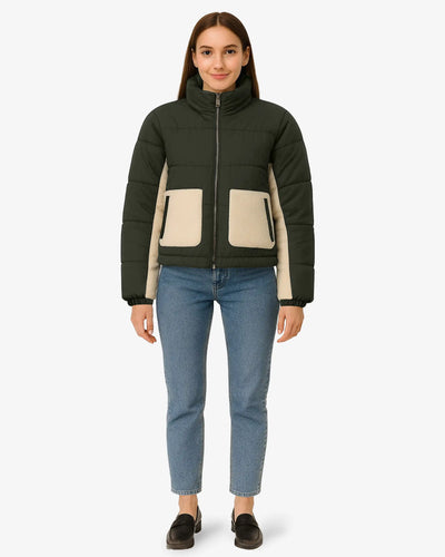 Glacier Women’s Quilted Sherpa Jacket