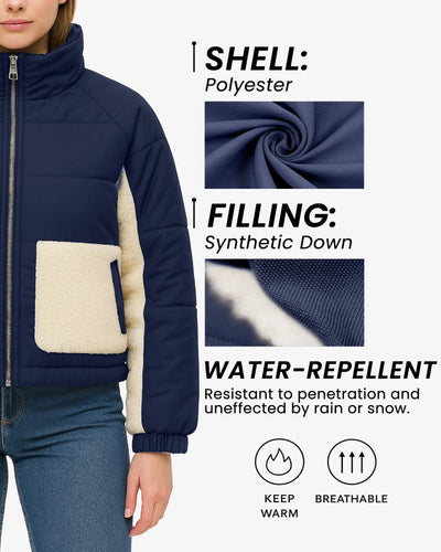 Glacier Women’s Quilted Sherpa Jacket