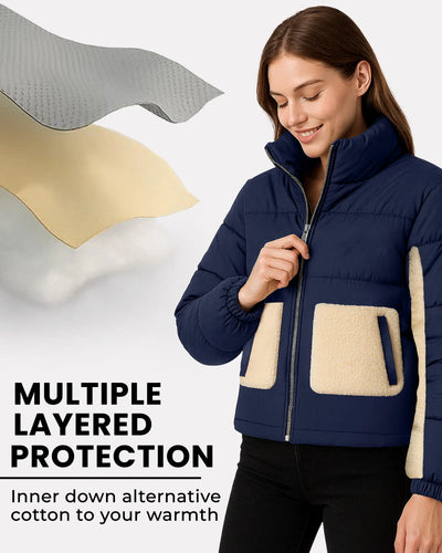 Glacier Women’s Quilted Sherpa Jacket